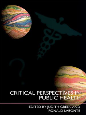 cover image of Critical Perspectives in Public Health